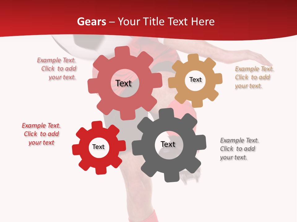 Full Sportsman Ball PowerPoint Template