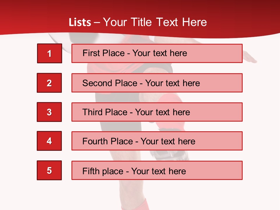 Full Sportsman Ball PowerPoint Template