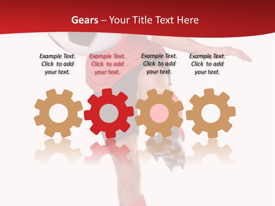 Full Sportsman Ball PowerPoint Template