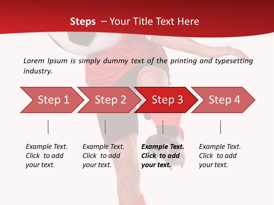 Full Sportsman Ball PowerPoint Template