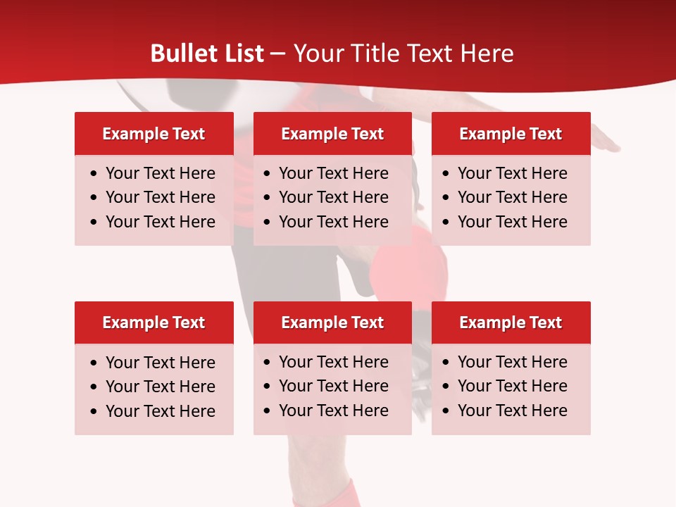 Full Sportsman Ball PowerPoint Template
