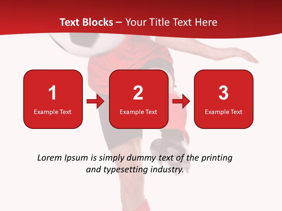 Full Sportsman Ball PowerPoint Template