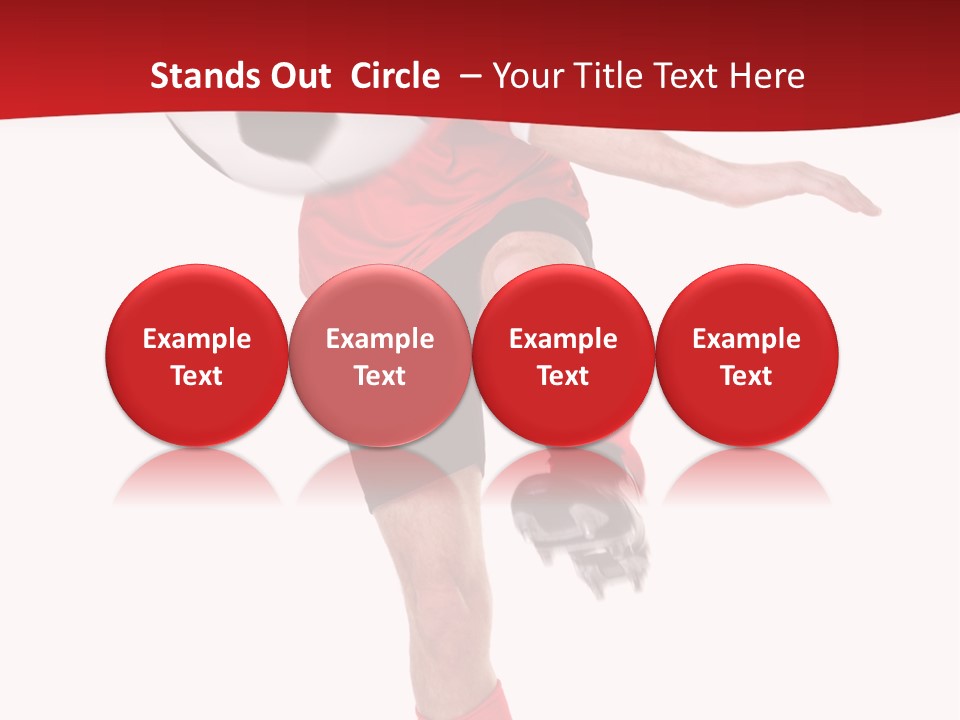 Full Sportsman Ball PowerPoint Template