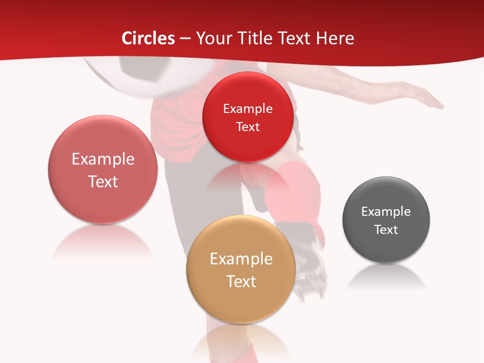 Full Sportsman Ball PowerPoint Template