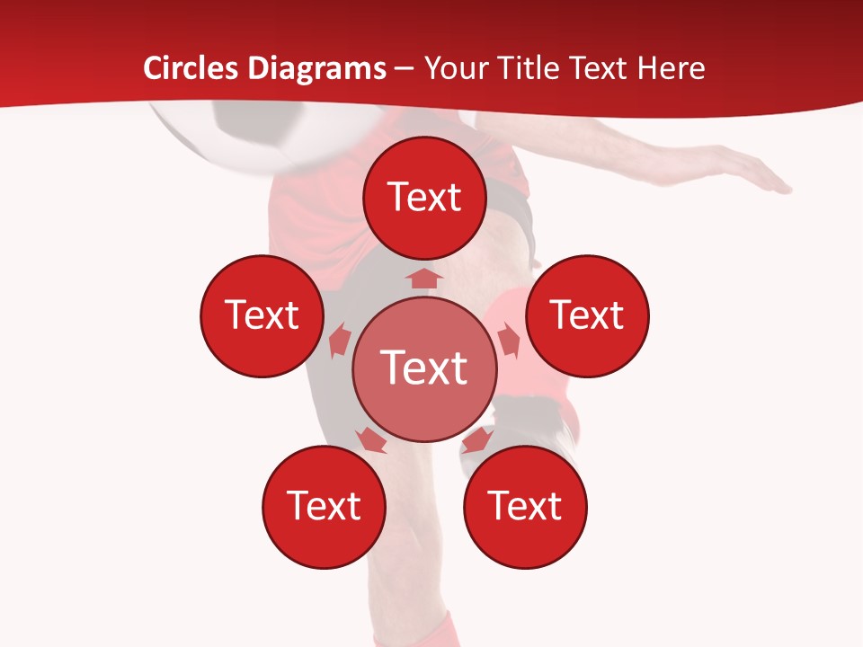 Full Sportsman Ball PowerPoint Template