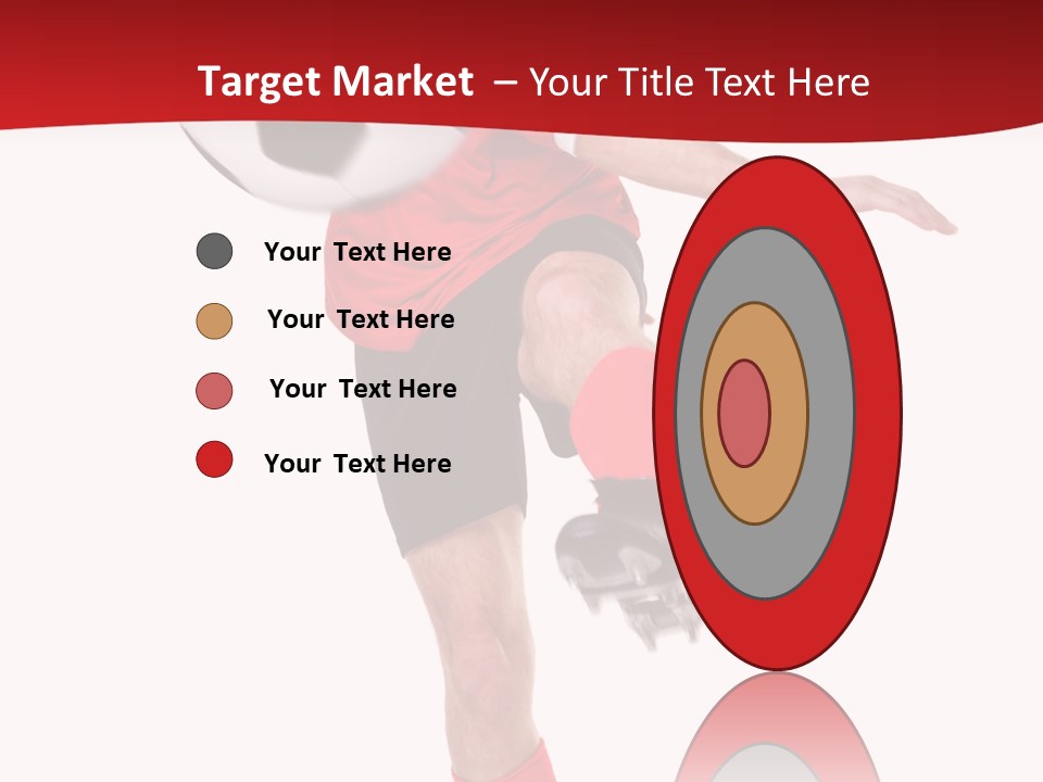 Full Sportsman Ball PowerPoint Template