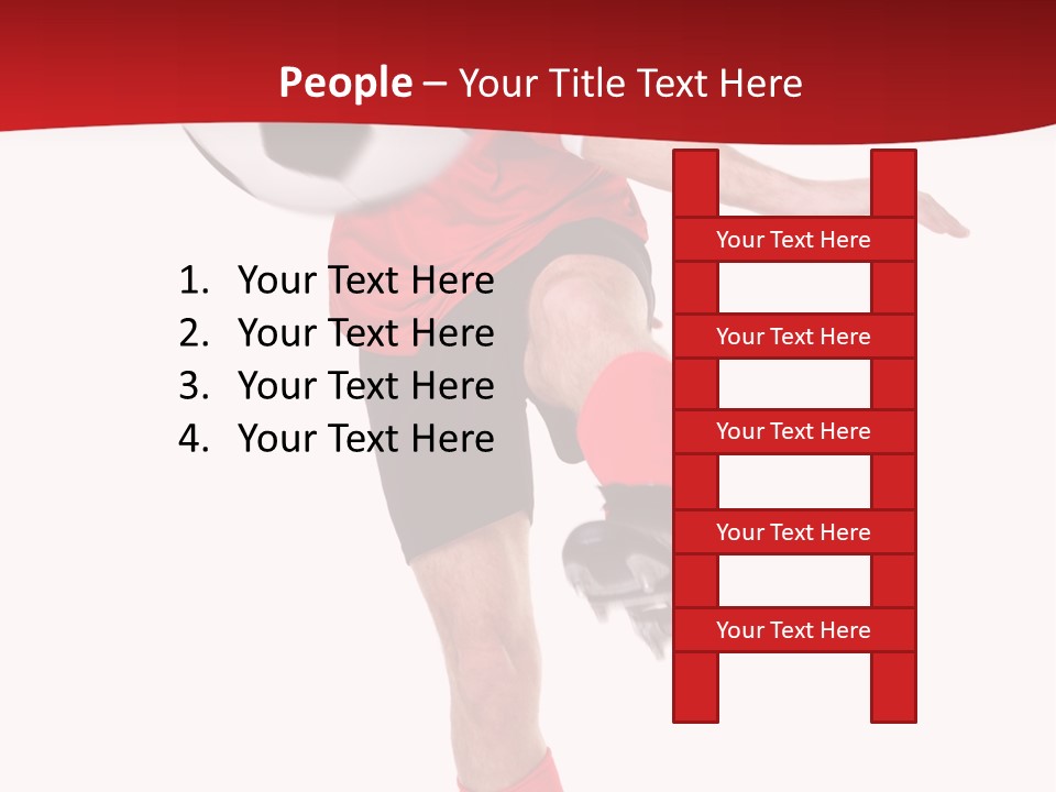 Full Sportsman Ball PowerPoint Template