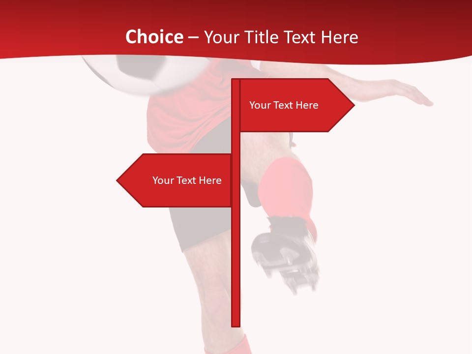 Full Sportsman Ball PowerPoint Template