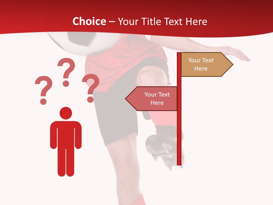 Full Sportsman Ball PowerPoint Template