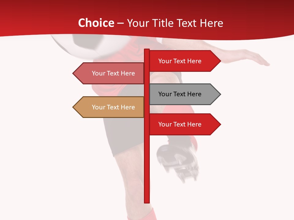 Full Sportsman Ball PowerPoint Template