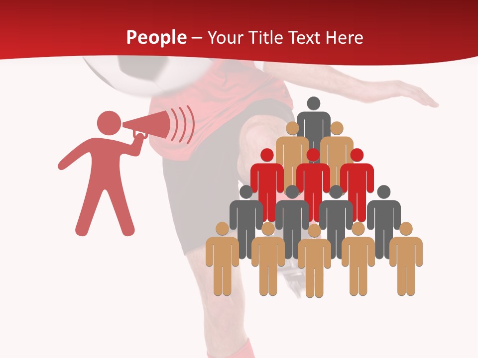 Full Sportsman Ball PowerPoint Template