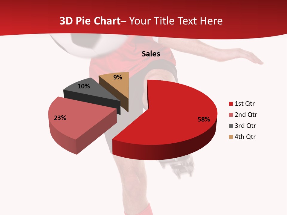 Full Sportsman Ball PowerPoint Template