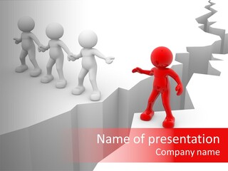 Danger Desperate Isolated PowerPoint Template