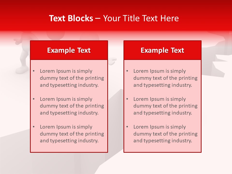 Danger Desperate Isolated PowerPoint Template