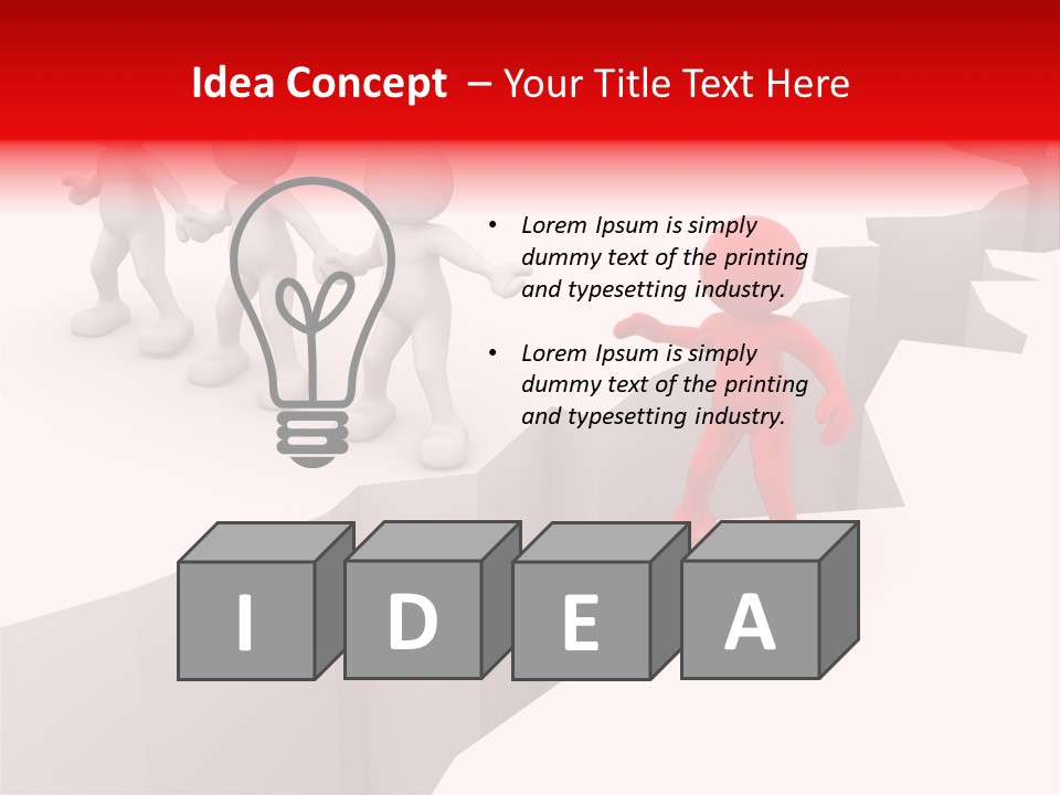 Danger Desperate Isolated PowerPoint Template