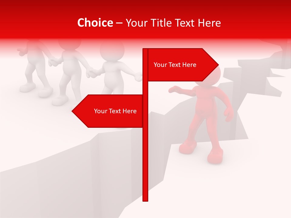 Danger Desperate Isolated PowerPoint Template