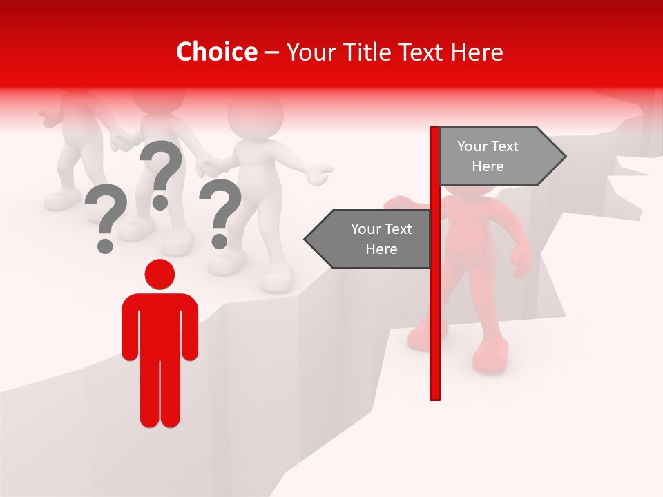 Danger Desperate Isolated PowerPoint Template