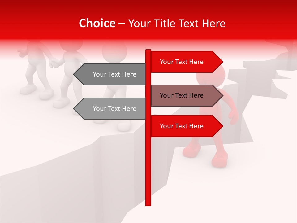Danger Desperate Isolated PowerPoint Template