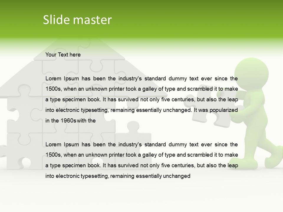 Concept Human Guy PowerPoint Template