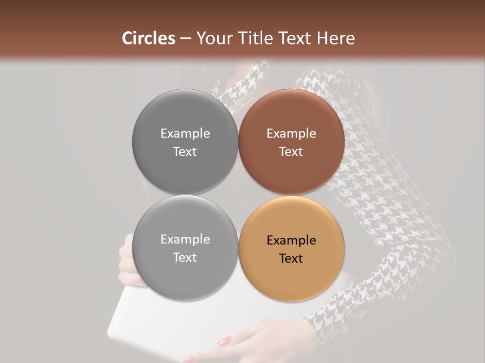 Laptops Fashion Teenage PowerPoint Template