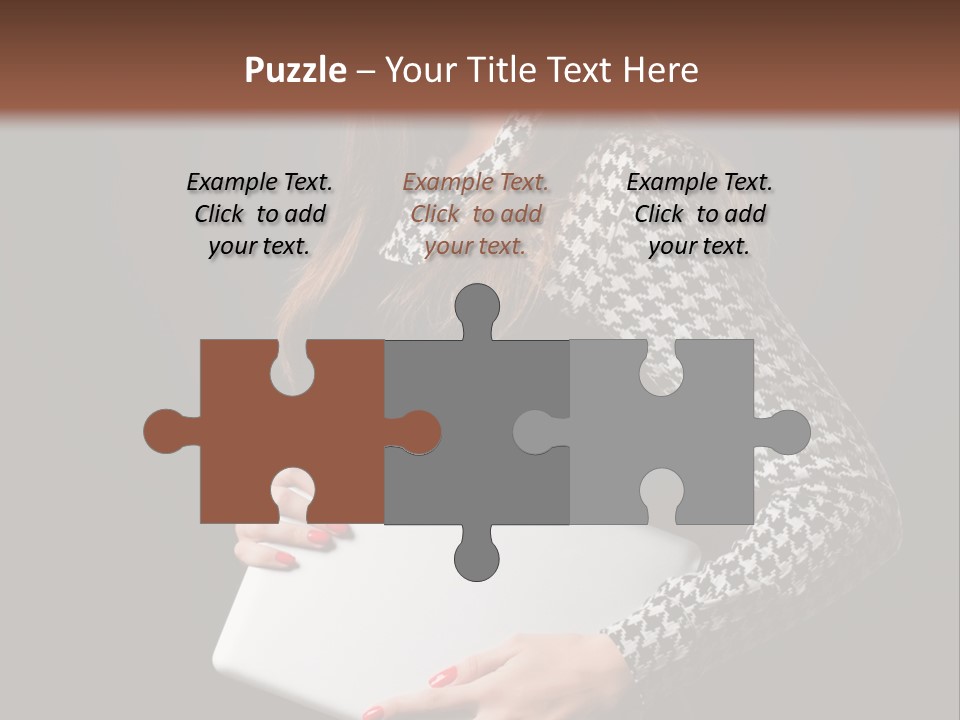 Laptops Fashion Teenage PowerPoint Template