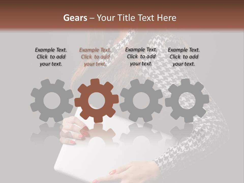 Laptops Fashion Teenage PowerPoint Template