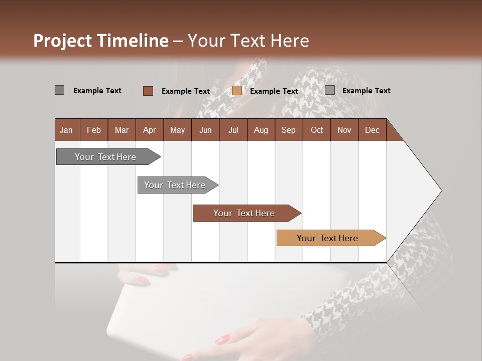 Laptops Fashion Teenage PowerPoint Template