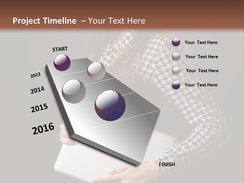 Laptops Fashion Teenage PowerPoint Template