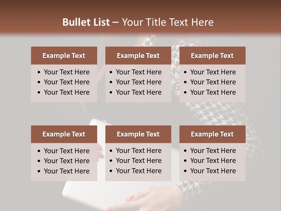 Laptops Fashion Teenage PowerPoint Template