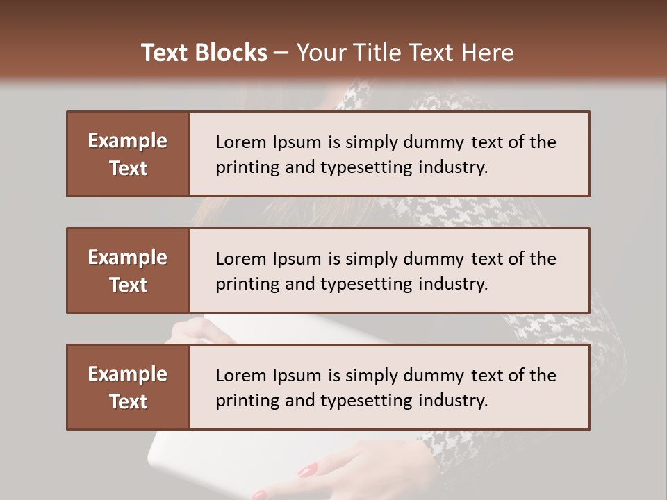 Laptops Fashion Teenage PowerPoint Template