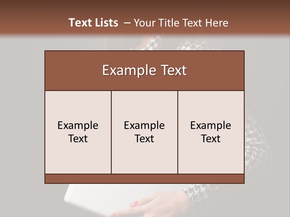 Laptops Fashion Teenage PowerPoint Template