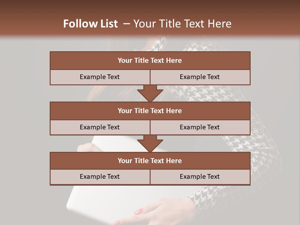 Laptops Fashion Teenage PowerPoint Template