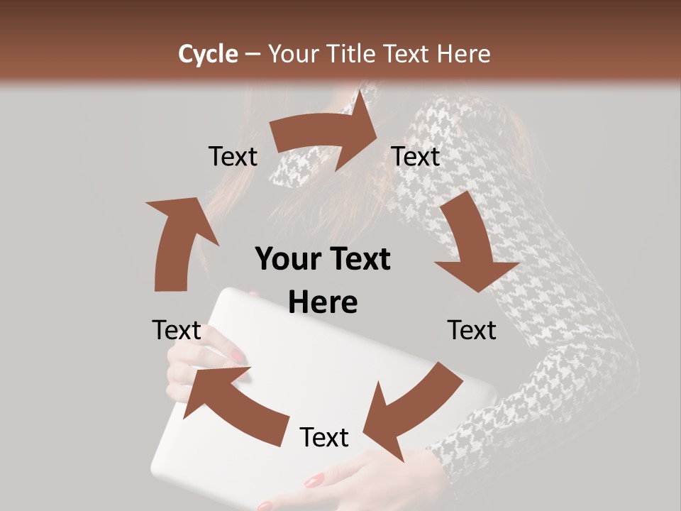 Laptops Fashion Teenage PowerPoint Template