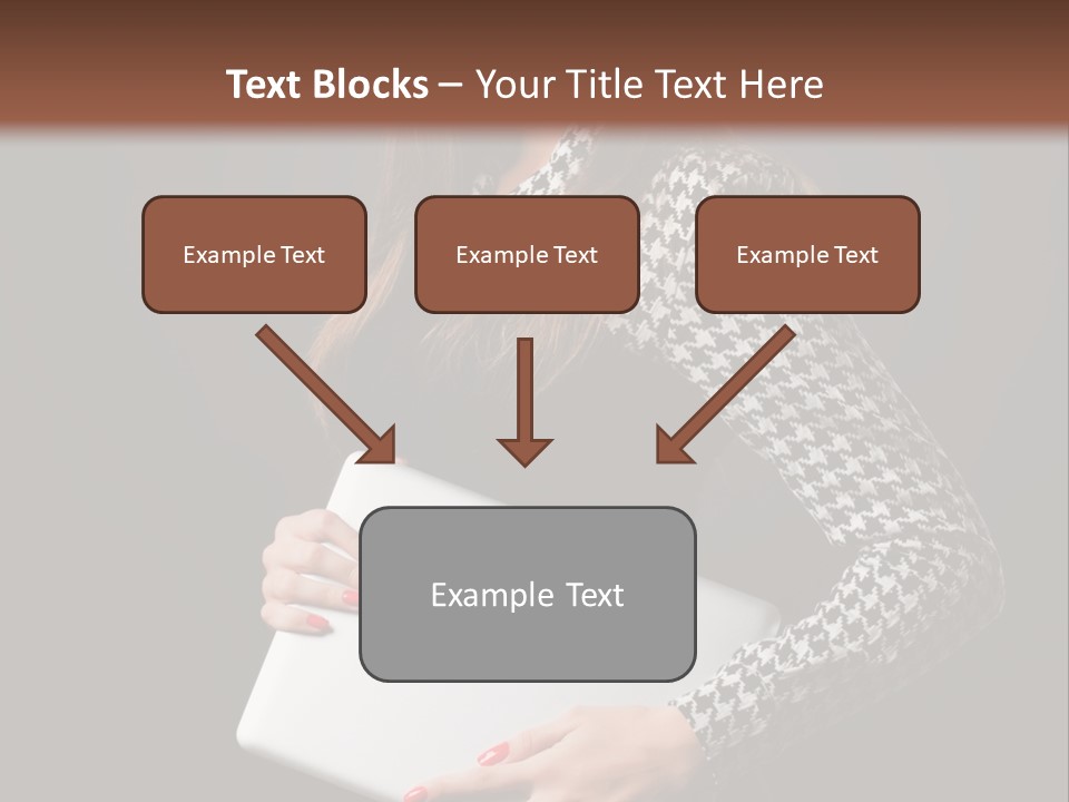 Laptops Fashion Teenage PowerPoint Template