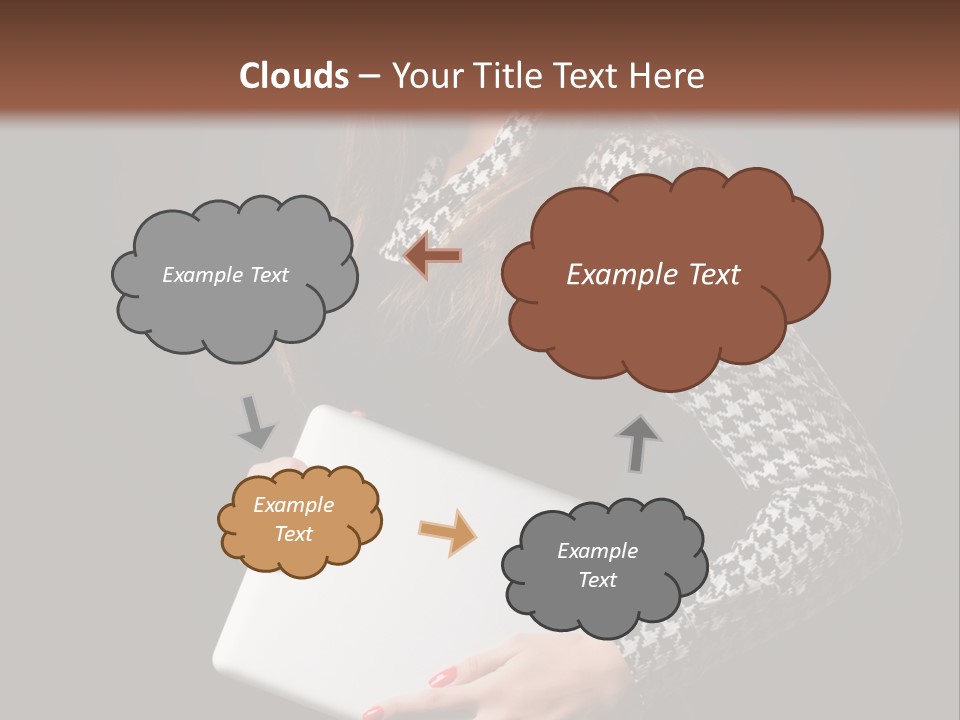 Laptops Fashion Teenage PowerPoint Template