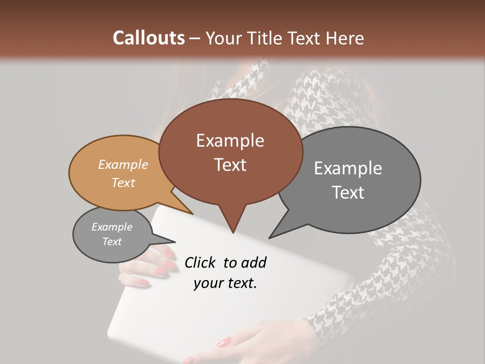 Laptops Fashion Teenage PowerPoint Template