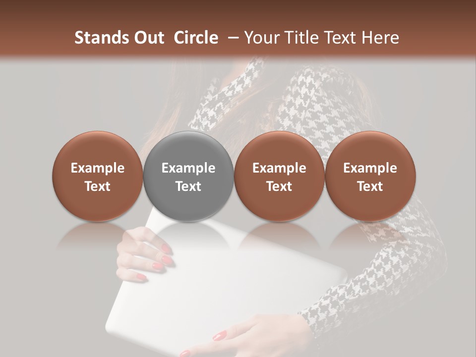 Laptops Fashion Teenage PowerPoint Template