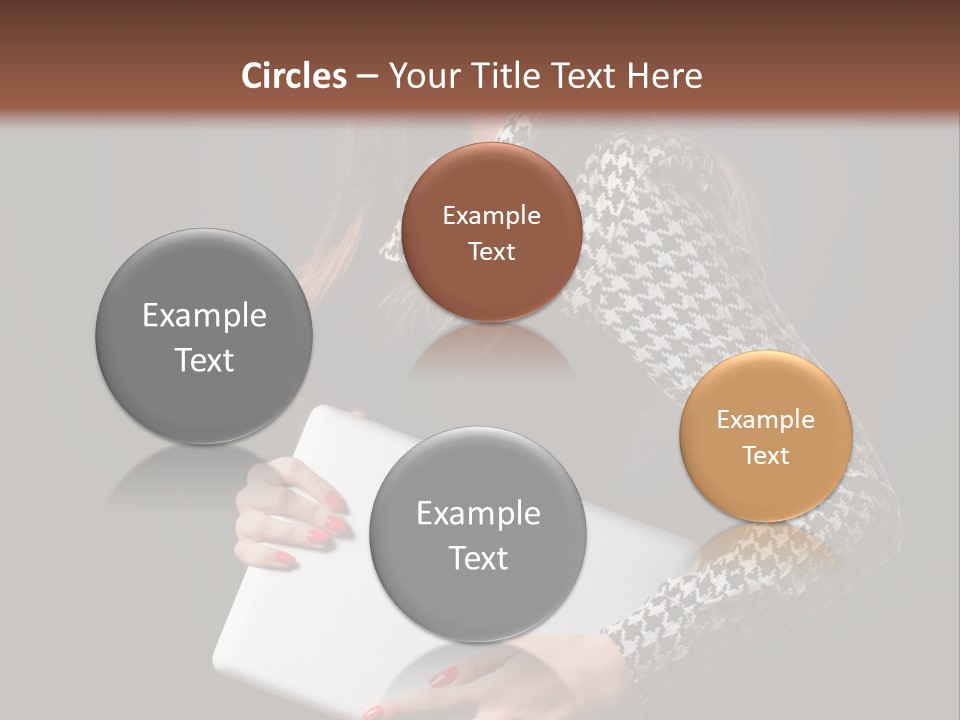 Laptops Fashion Teenage PowerPoint Template