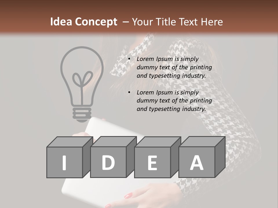 Laptops Fashion Teenage PowerPoint Template