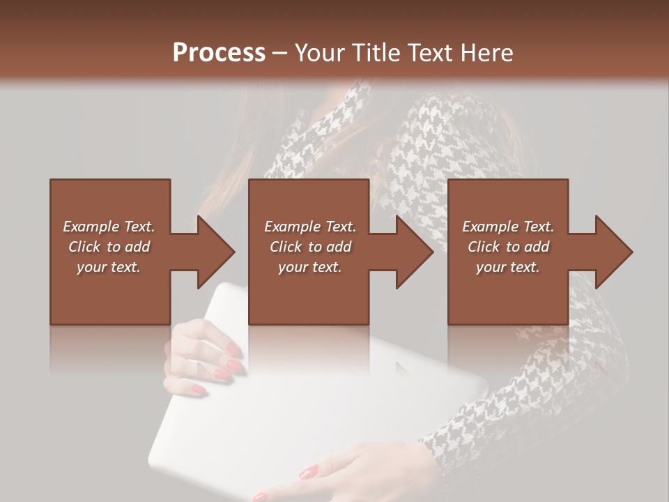 Laptops Fashion Teenage PowerPoint Template