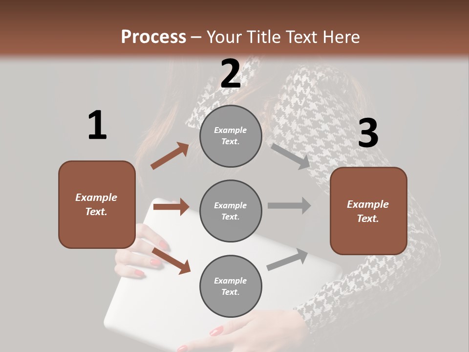 Laptops Fashion Teenage PowerPoint Template