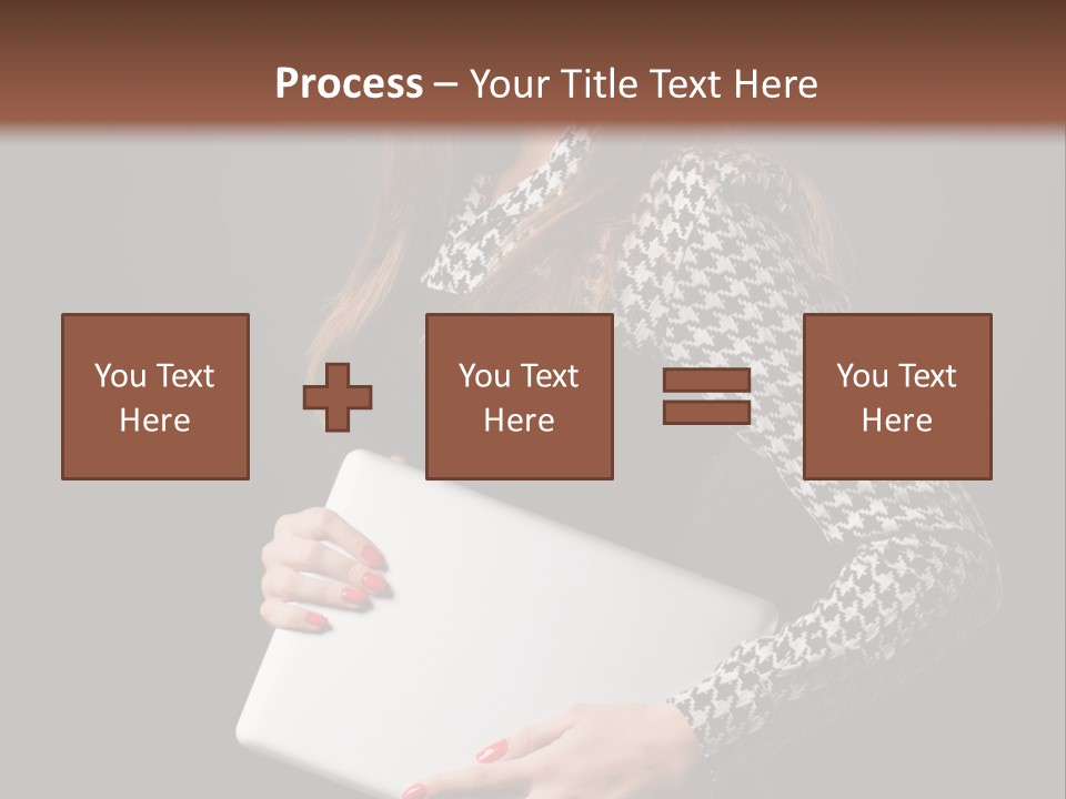 Laptops Fashion Teenage PowerPoint Template