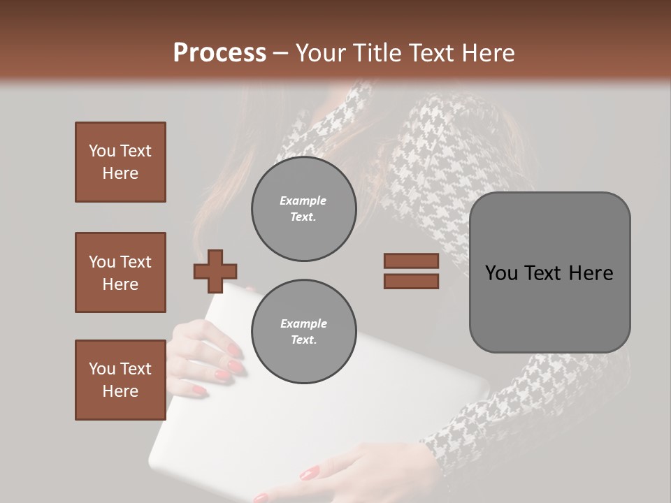 Laptops Fashion Teenage PowerPoint Template