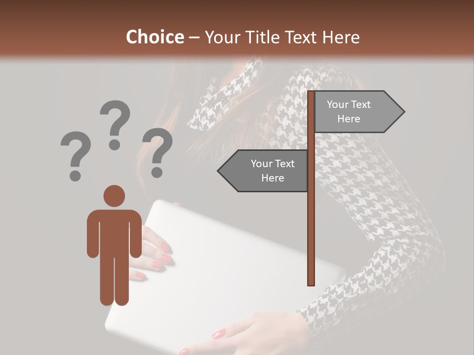 Laptops Fashion Teenage PowerPoint Template