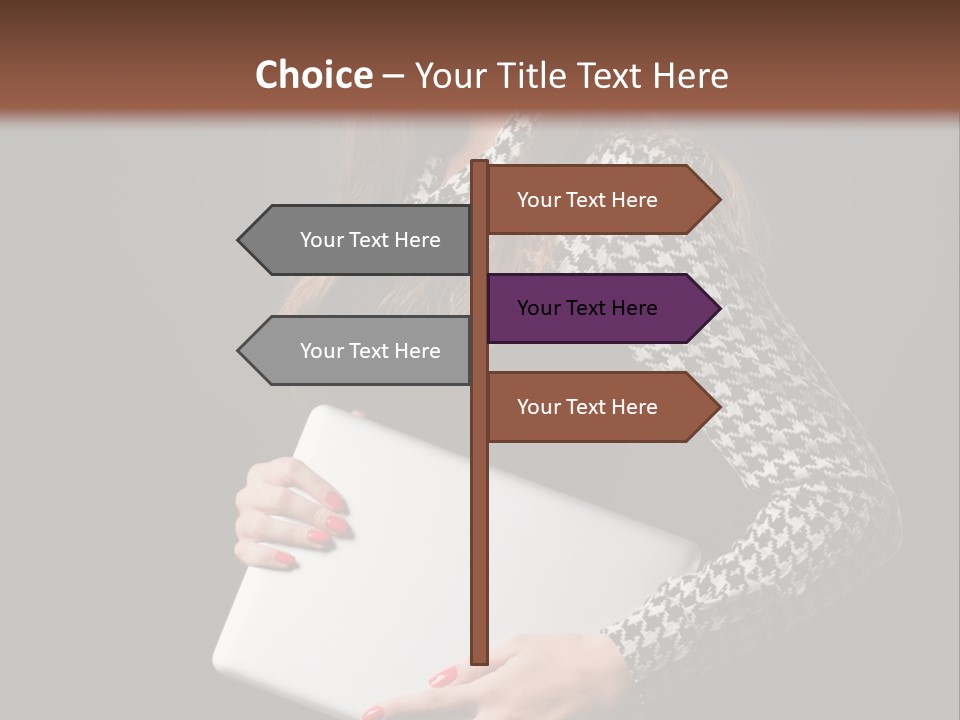 Laptops Fashion Teenage PowerPoint Template