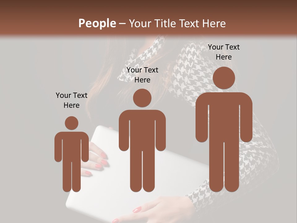 Laptops Fashion Teenage PowerPoint Template