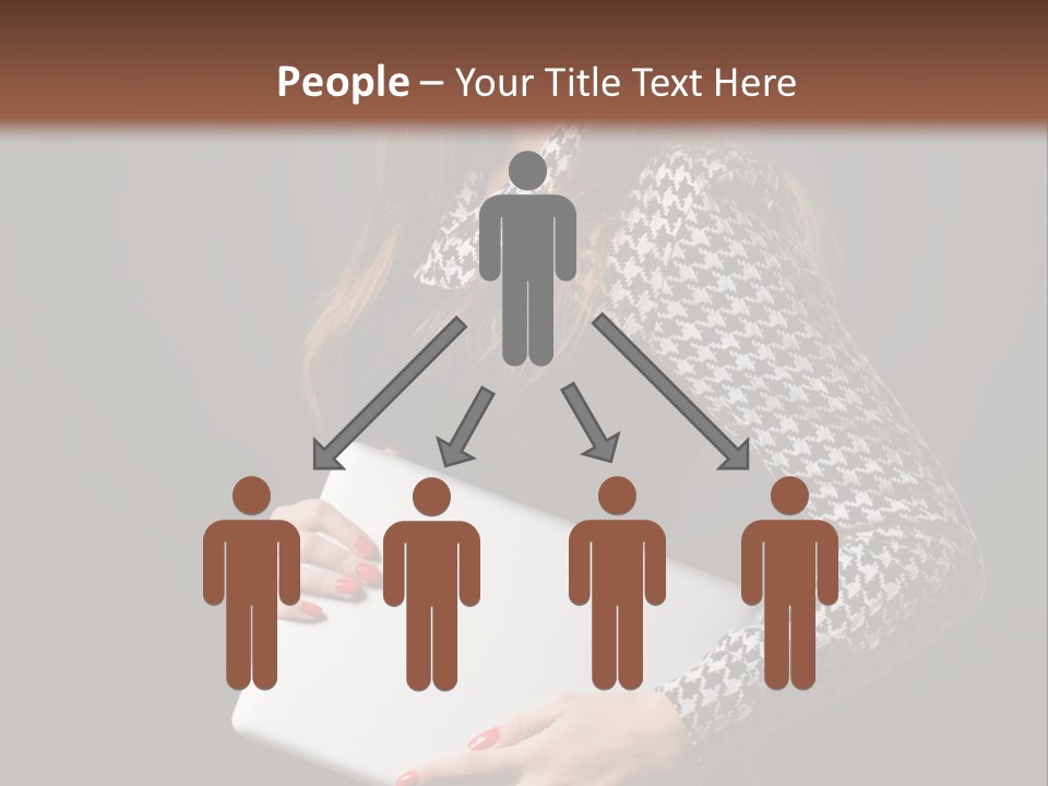 Laptops Fashion Teenage PowerPoint Template