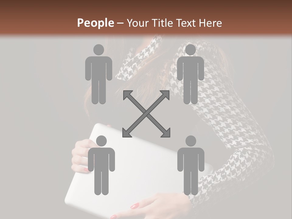 Laptops Fashion Teenage PowerPoint Template