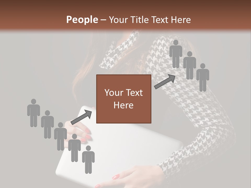 Laptops Fashion Teenage PowerPoint Template