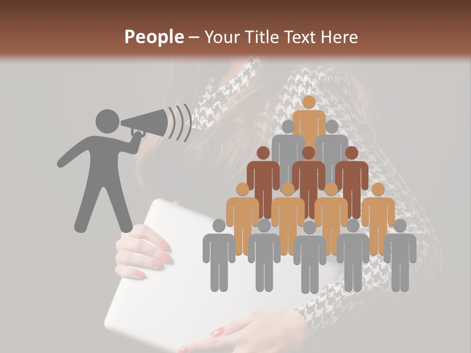 Laptops Fashion Teenage PowerPoint Template